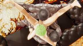 One Piece Yaoi - Zoro in a Double Anal Penetration