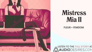 Edged by a lesbo dom until I explode [audio]