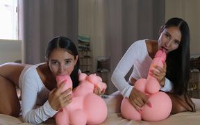 New Experience with Futanary Doll and Mutual Orgasms