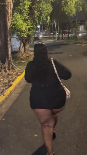 Big-assed latina BBW shows off her thick curvy body