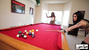 hot nymphos in the hole! kris riot & harmonie marquis make out!