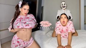 Halloween Horror Fuck: BBW Teen Ravaged by Psycho Butcher