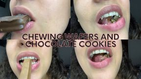 CHEWING WAFERS AND CHOCOLATE COOKIES