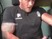 Jackoff in truck
