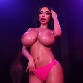 facial, gooned porn, flirting with viewer, anal, video created by AI