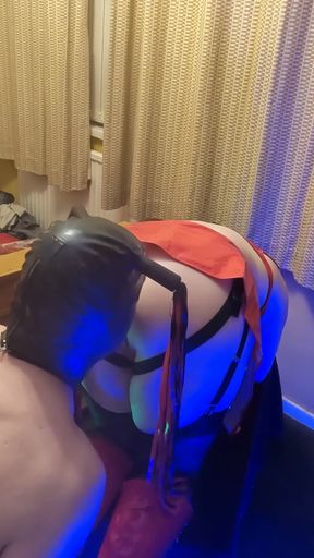 Must-share moment from &quot;5 Days of Pegging - Day 1: Mistress Stretched His Ass, Pegged and Farted in His Face&quot;