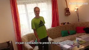 Blonde Ponyboy Takes Hardcore Ride Before Gagging on Cum-Filled Blowjob – DebtDandy