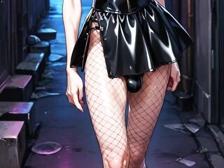 POV Sissy femboy invited u to screw her booty in a bawdy, damp alley. Comics Anime Femboy