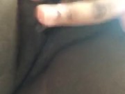 Horny rubing my clit