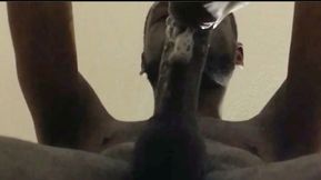 Close up deepthroat