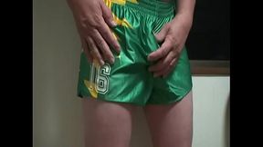 green soccer shorts cumming