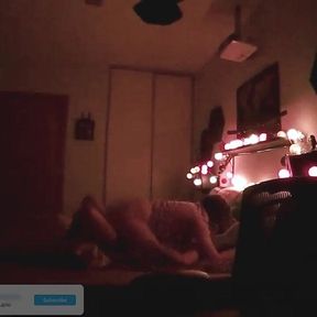 Amateur Young Couple Fuck Bareback on Christmas!