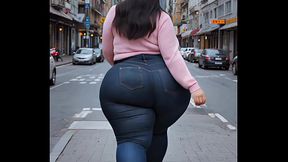 PAWG BBW Sabina preview 1 (AI Generated)