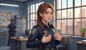 Police woman arrests you and then fucks you