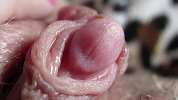 Extreme Closeup On My Huge Pulsating Clit Head