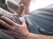 Public wank in carpark