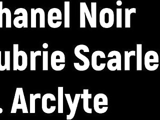 Chanel Noir, Aubrie Scarlett, D. Arclyte - two gurls shre one man, facial