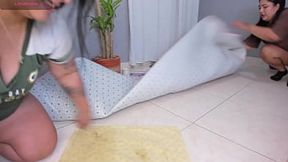 Asian teen Monikk Harrison masturbates while welcoming doggystyle and missionary fucked