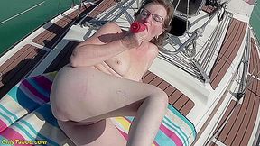 Cheating Housewife Assfucking Gangbang On Boat