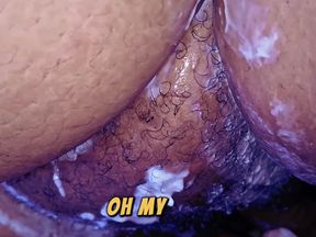 A NAUGHTY WIFE WITH HER PUSSY SMELLS OF CUM