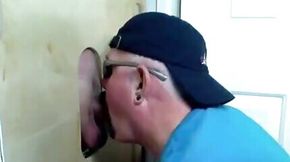 It has always been his dream to be blown in a glory hole