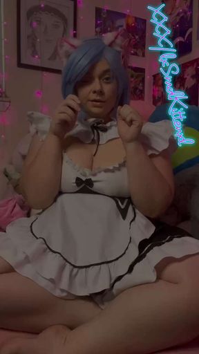 Chubby Rem Masturbates for you