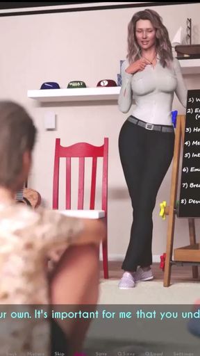 AWAM Sex-Ed #1 - Sophia taught the guys the basics   Clip 1