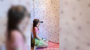 First Homemade Gloryhole Blowjob Through Walls