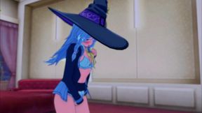 Wandering Witch Elaina explores her body in 3D Hentai
