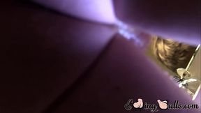 Big dick and h. balls shaved before jerk off