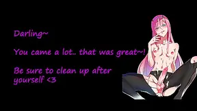 Zero Two Dominates with Dual Pleasure: Oral Anal Tease to the Rhythm