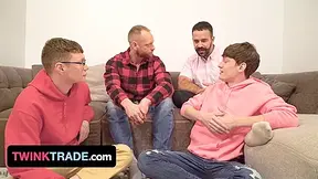Nerdy Twink & His Straight Friend Get Ravaged By Their Stepdads With Valentine S Day