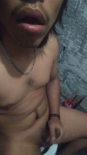 Cum in Bathroom