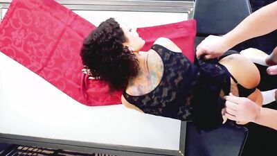 Pierced titted babe from Germany enjoy pleasing a old cock