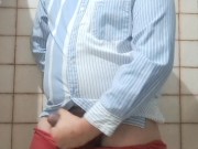 Papi cachondo con la pija gorda y los huevotes llenos
