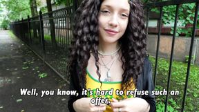 Maramoyka Adventures Part 3. Chance Encounter Ended with a Creampie Curly Slut