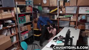 Teen thief fucks detective to avoid prison