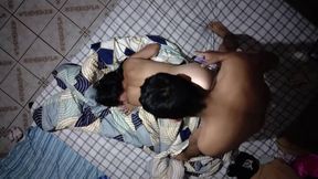 Hot MILF gets a creamy creampie in her tight pussy