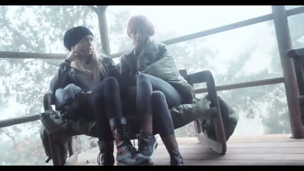 Strange Lesbian Camping With College Girls - Aiden Ashley, Abigail Mac