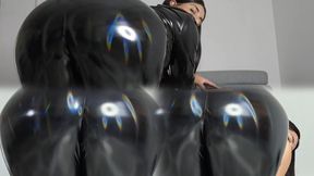 I wear a rubber suit, and I time every fart, I warn you they're long farts