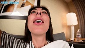 Goblin Goddess toys with tiny woman, SPIT and SALIVA FUN! GIANTESS VORE! Pt 3 - MOV