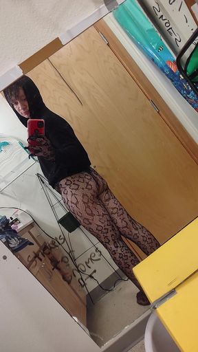 Me in new fishnets