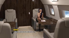 Grandmas house: a guy with a monster cock fucks sexy girl in a plane ep.1