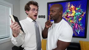 Corey Niles and Aaron Trainer Heat Up Interracial Bareback Session