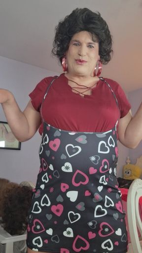 I Did a Live Lingerie Show for Stepdaddy and Friends!