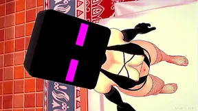 Teen Girls Share Secret Tryst Beneath Enderman Veil - 3D Hentai Dreams