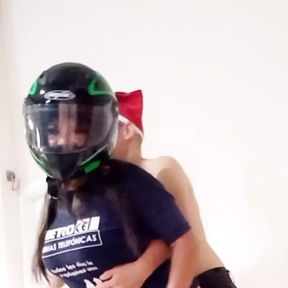 ON THE BIKE STEPBROTHER!  FUCK ME ON THE BIKE THAT PLACE MAKES ME VERY HORNY, MY VAGINA LUBRICATES BETTER AND MY TITS GET HOT!