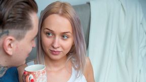 Angelic blonde with good body Bernie Svintis screwed from behind