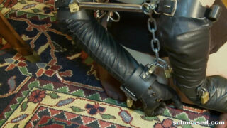 Fetish dominasi: Mia Malkova yang mungil mengenakan lingerie, pantatnya disumpal, memasukkannya jauh ke dalam vagina dan anusnya yang telah dicukur.