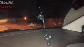 safada pede carona pro amigo e entra pelada ja cai de boca no pau dele e pede pra foder ela nas ruas goiania